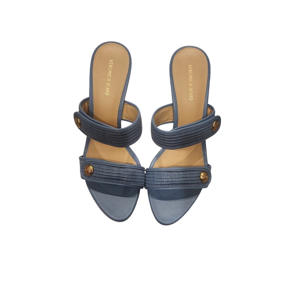 Veronica Beard Sona blue sandals size 8.5 - Picture 2 of 7